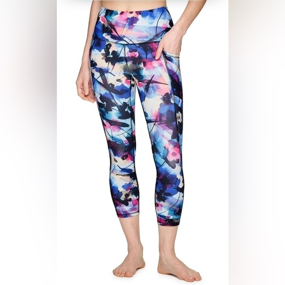RBX Active Women's Power Hold High Waist Soft Athletic Yoga Legging with Pockets - Picture 3 of 13